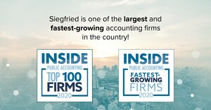 Siegfried Recognized as One of the Largest and Fastest-Growing Accounting Firms in the Country