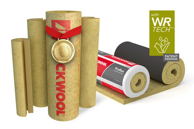 ROCKWOOL introduces ProRox Mat (Wrap) insulation now partnered with ProRox Pipe Sections to offer an award-winning WR-Tech water repellent system.