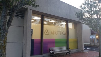 Apothca's Arlington adult-use dispensary located at 1386 Massachusetts Avenue