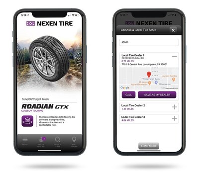 Nexen Tire America, Inc., a worldwide leader in high-performance, passenger, SUV/light truck and winter tire technology, today announced the launch and availability of its all-new mobile app designed to make finding the right tires easier than ever.