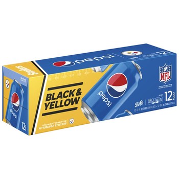 Pepsi X Steelers Co-Branded Pepsi 12pk