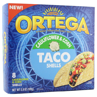Ortega Cauliflower & Corn Taco Shells are now available nationwide.