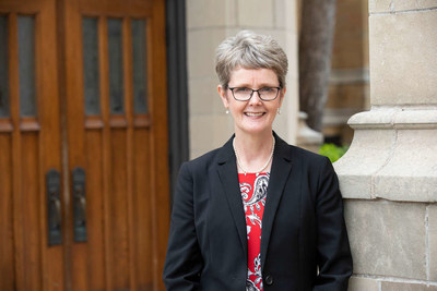 Martha Scheckel, the new Director of the School of Nursing at the Morrison Family College of Health, taken on the St. Paul campus on September 4, 2020.