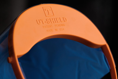 Orange was the logical choice for the UT Shield, a protective face covering that has been made available to students, faculty, and staff at the University of Tennessee to help prevent the spread of COVID-19.