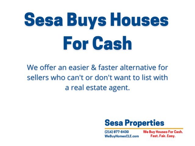Sesa Properties offers sellers an alternative to the traditional home sales process.