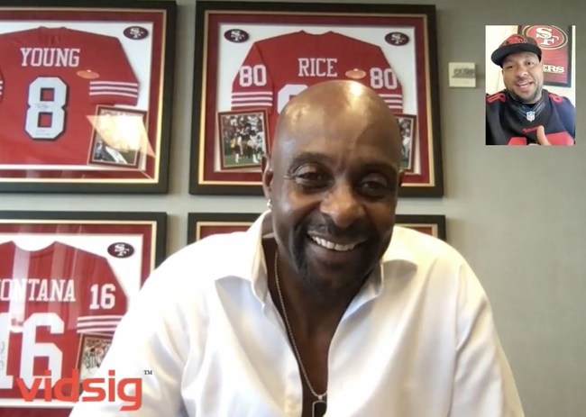 NFL Legend Jerry Rice is Among the Growing Talent Roster on VIDSIG.COM