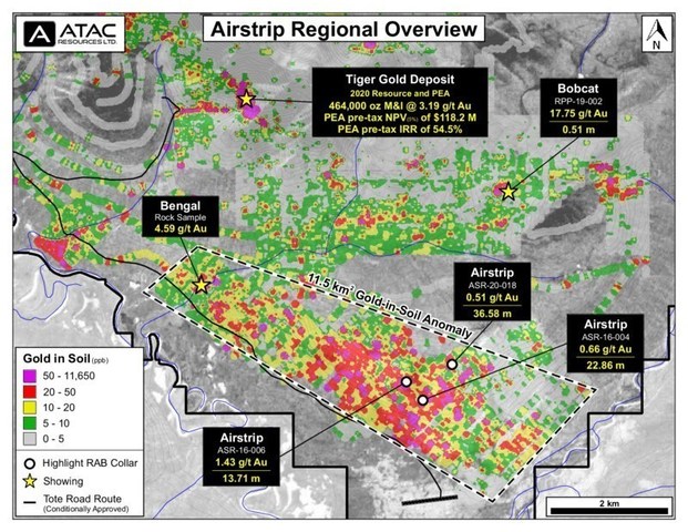 Airstrip Regional Overview ATAC (CNW Group/ATAC Resources Ltd.)