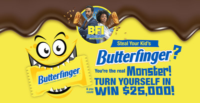 New campaign launches with a Halloween promotion encouraging Butterfinger thieves (aka parents) to turn themselves in to the 