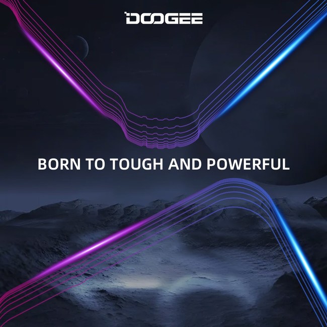 A picture of DOOGEE's New Phones. Born to Be Tough and Powerful.