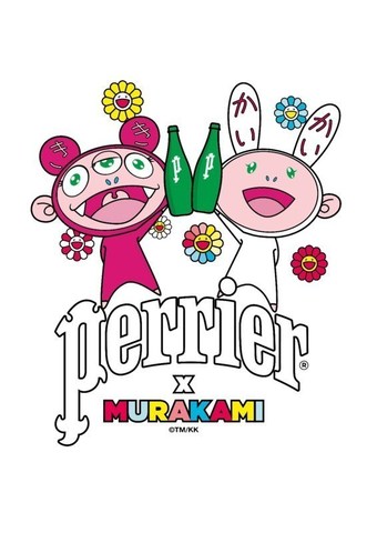 Perrier présente sa nouvelle collaboration avec TAKASHI MURAKAMI