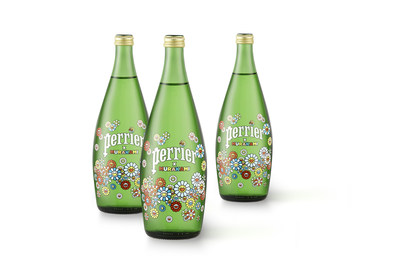 PERRIER® has announced PERRIER x MURAKAMI, a new vibrant collaboration with renowned artist Takashi Murakami, inspired by the pop and colorful universe of the artist, and the creative and pioneering spirit of PERRIER®. (©TM/KK)