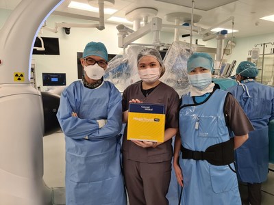 Enrolment of the first patient in the FUTURE SFA by Dr. Edward Choke and his team at Sengkang General Hospital Singapore.