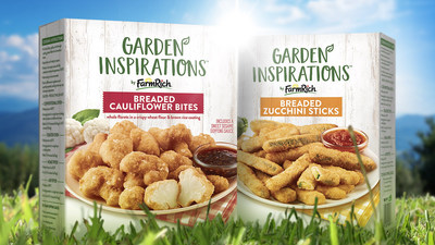 Farm Rich expands Garden Inspirations™ line with Breaded Zucchini Sticks and Breaded Cauliflower Bites, available now in the freezer section at Kroger and online. Visit FarmRich.com for the product locator, recipes, nutrition information and more.