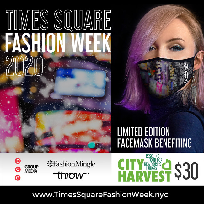 Throw NYC AntiMicrobial Times Square Fashion Week Mask.