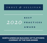 Enlighted Earns Frost &amp; Sullivan's Company of the Year Award for Its Innovative Building IoT Technology