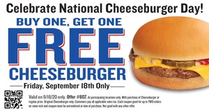 On September 18th, Hamburger Stand Celebrates National Cheeseburger Day with Buy 1 Get 1 FREE Offer