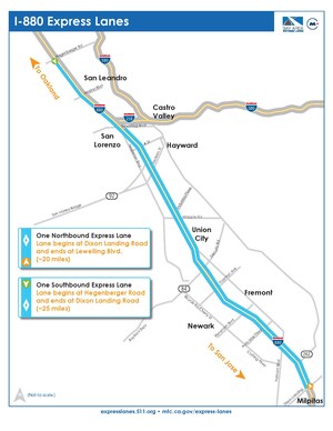 I-880 Express Lanes to Open for Business Oct. 2