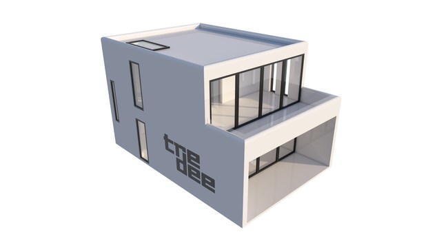 Newly introduced patented tredee 3D printed home.