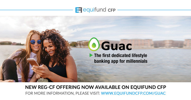 Guac Lifestyle Banking App Launches Equity Crowdfunding Raise on Equifund CFP