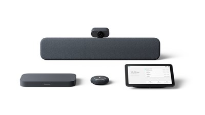 The new Series One Google Meet hardware kit from Lenovo includes an innovative, AV-Over-IP touch controller designed from the ground up by Mimo Monitors and Google Cloud. Connected over a single Ethernet cable, the sleek touchscreen controller adds elegance and ease to every conference room.