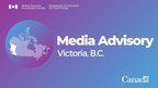 Media Advisory - Government of Canada to announce funding support for Western Canada's cleantech sector and small and medium-sized enterprises across BC
