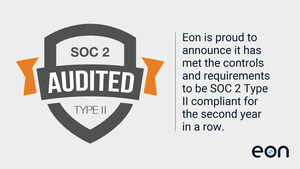 Eon Receives SOC 2 Type II Attestation for the Second Year in a Row