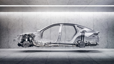The all-new 2021 G80 mid-luxury sedan Genesis-exclusive body-in-white rear-wheel drive platform.