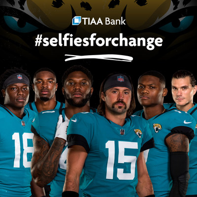 This season, fans of the NFL's Jacksonville Jaguars can unlock a donation to tackle social injustice through #SelfiesforChange.