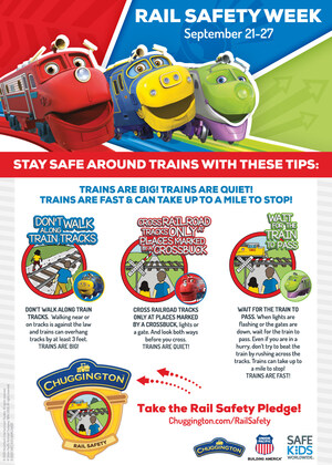 Chuggington On Track to Raise Rail Safety Awareness During National Rail Safety Week, September 21-27