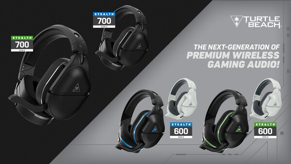 The full line-up of Turtle Beach's Stealth 700 and 600 Gen 2 wireless gaming headsets are now available at retail and ready for the next-generation of gaming consoles
