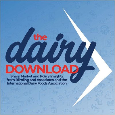 The Dairy Download is a 25-minute podcast presented by the International Dairy Foods Association and Blimling and Associates that covers dairy market news and offers fresh, witty guest commentary on the consumer, market and policy issues shaping the dairy industry.