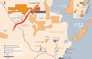 IsoEnergy Drills 12.8% U3O8 over 9.0m in Drill Hole LE20-54 and Expands Hurricane Zone to the South with Two Strongly Mineralized Holes
