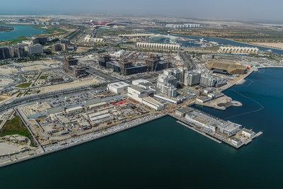 Aerial View of South of Yas Island