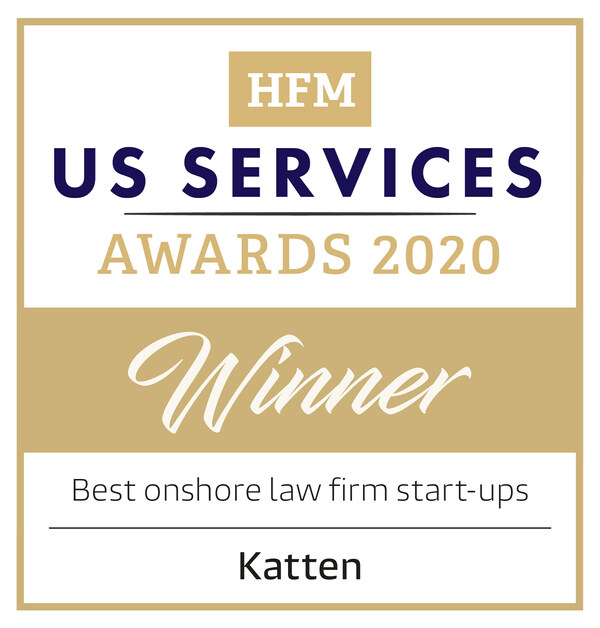 Katten is proud to be named among North America’s top hedge fund service providers during the HFM US Service Awards 2020.