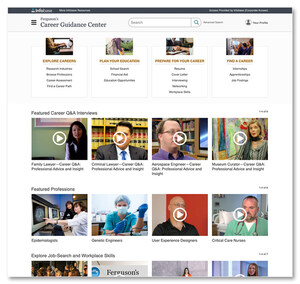 Infobase Announces Relaunch of Ferguson's Career Guidance Center