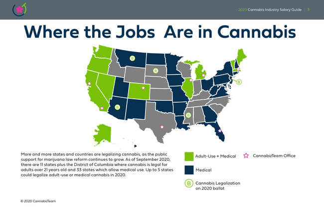 Where the Jobs Are in Cannabis