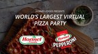 The makers of Hormel® Pepperoni, America's No. 1 pepperoni brand*, attempt to make history tonight with World's Largest Virtual Pizza Party