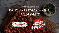 World’s Largest Virtual Pizza Party