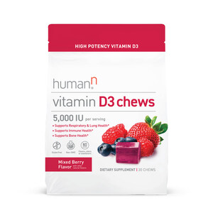 HumanN Launches New Vitamin D3 Chews for Immune Health Support