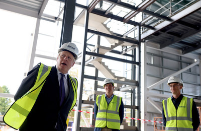 Prime Minister Boris Johnson Meets Scientists at the UK's Vaccines Manufacturing and Innovation Centre