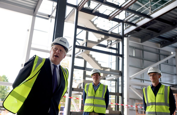 Prime Minister Boris Johnson Meets Scientists at the UK’s Vaccines Manufacturing and Innovation Centre