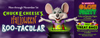 CEC Entertainment Debuts "Chuck E. Cheese's Halloween Boo-Tacular" A New Month-Long Event Celebrating Halloween In-Store, At-Home And Online