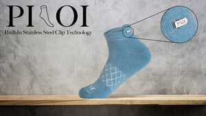 Never Lose a Sock Again! PILOI - The New Socks With an Ingenious Built-In Clip