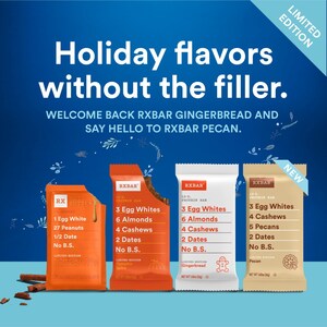 RXBAR Unveils New Pecan RXBAR: A Holiday Indulgence You Can Feel Good About