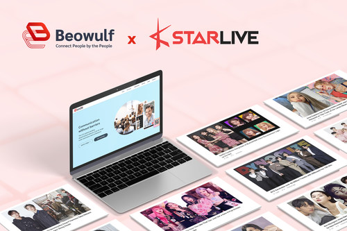 Beowulf and KStarLive, global leading K-pop and K-drama media company, agreed to jointly develop a platform to connect K-stars with their fans around the world