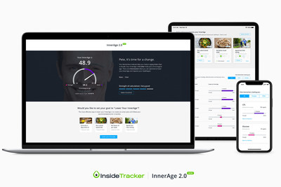 InsideTracker InnerAge 2.0.  Ultra-personalized nutrition system designed to help you optimize your healthspan.