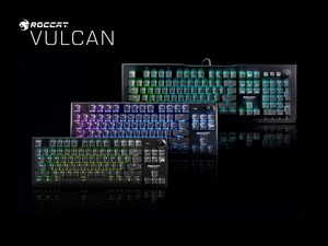 ROCCAT Debuts Performance Optical Switches Plus New Variants Of Its Award-Winning Vulcan Series PC Gaming Keyboards