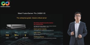 Huawei e Intel lançam em conjunto o servidor inteligente FusionServer Pro V6 de última geração