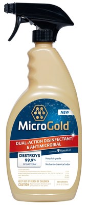 MicroGold® Dual-Action Disinfectant & Antimicrobial tested and proven effective to kill the COVID-19 virus