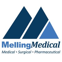 This is the MellingMedical M logo. MellingMedical is a leading federal supplier of medical supplies, surgical devices and pharmaceuticals to veterans. MellingMedical provides access to innovative and cost-effective healthcare solutions to all veterans nationwide. (PRNewsfoto/MellingMedical)